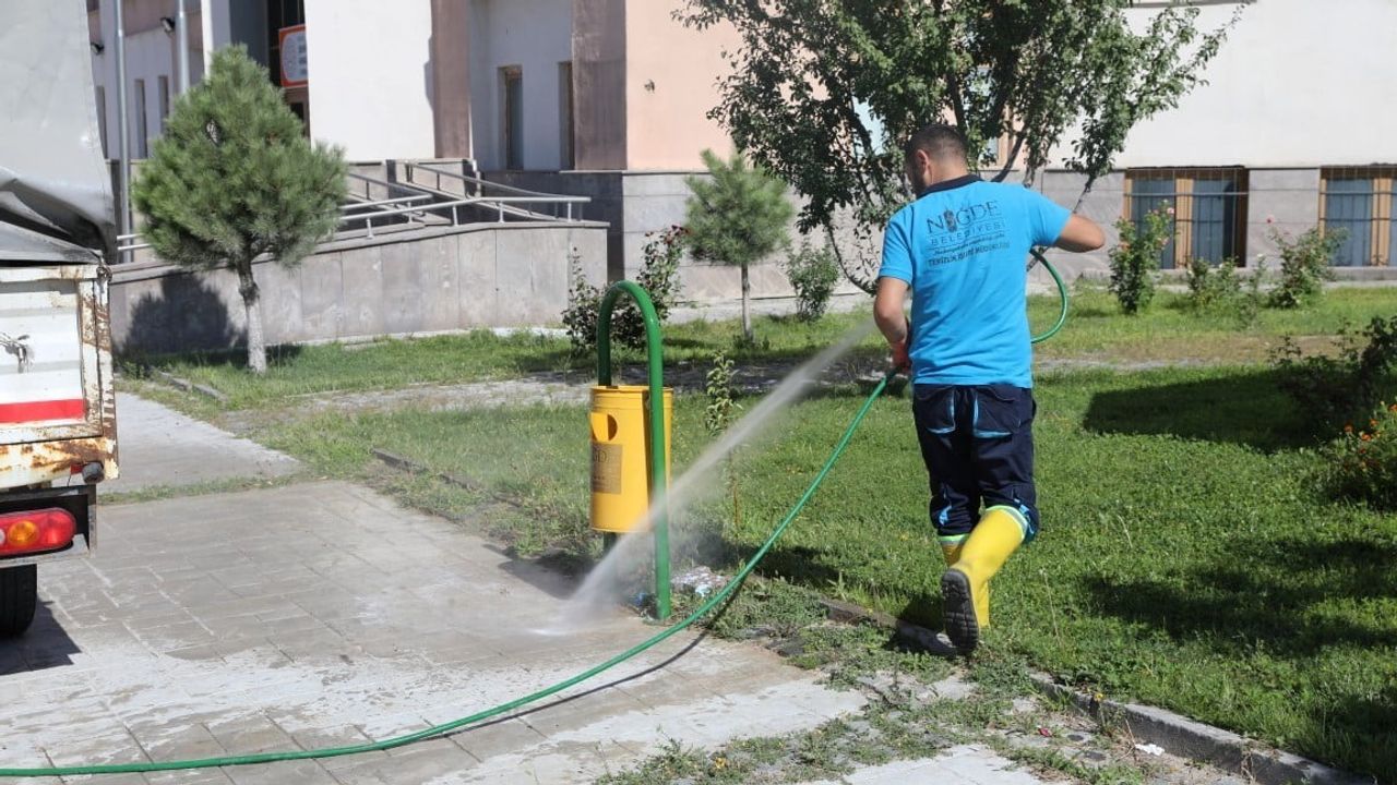 Niğde’de okullara hazırlık: temizlik ve dezenfeksiyon seferberliği
