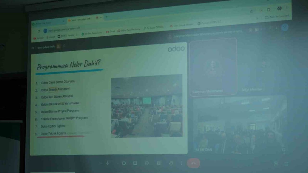 Öğrencilere Odoo ile yapay zekâ destekli dijital iş süreçleri atölyesi başladı