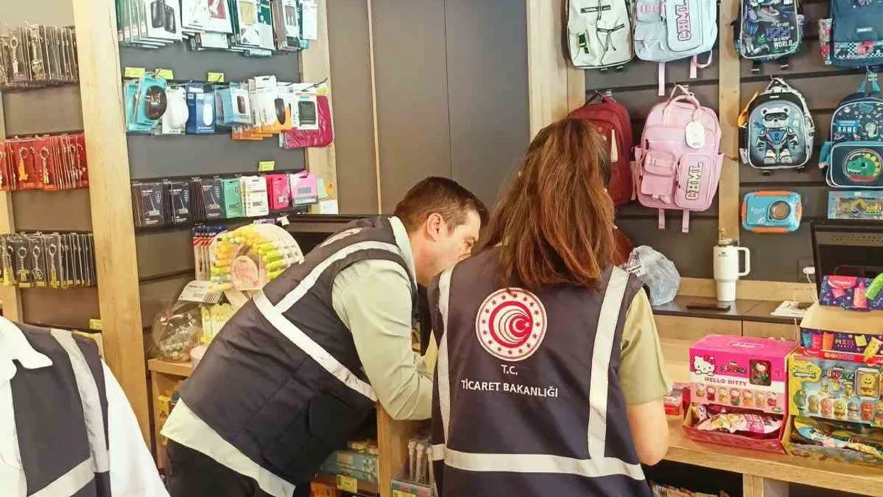 Okul alışverişinde güvenlik ve fiyat denetimleri sıkılaştı