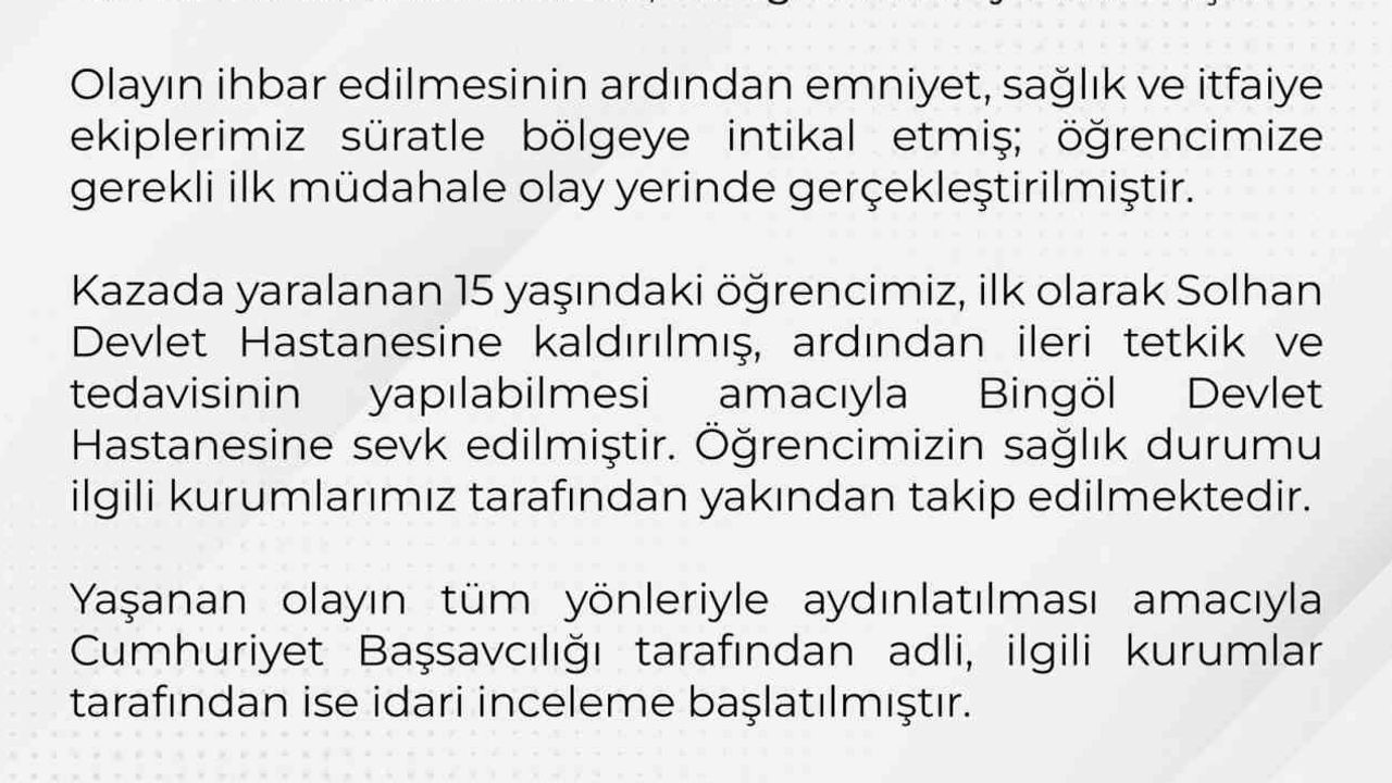 Okul asansöründeki kaza sonrası adli ve idari soruşturma başlatıldı