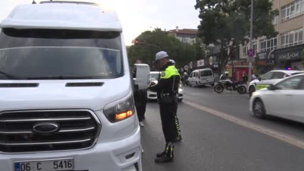Okul güvenliği için mobil denetim: Çankaya'da servis araçlarına geniş çaplı kontrol