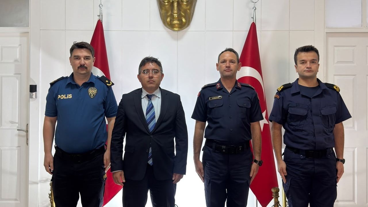 Okul güvenliği önceliğiyle asayiş değerlendirmesi Marmaris'te