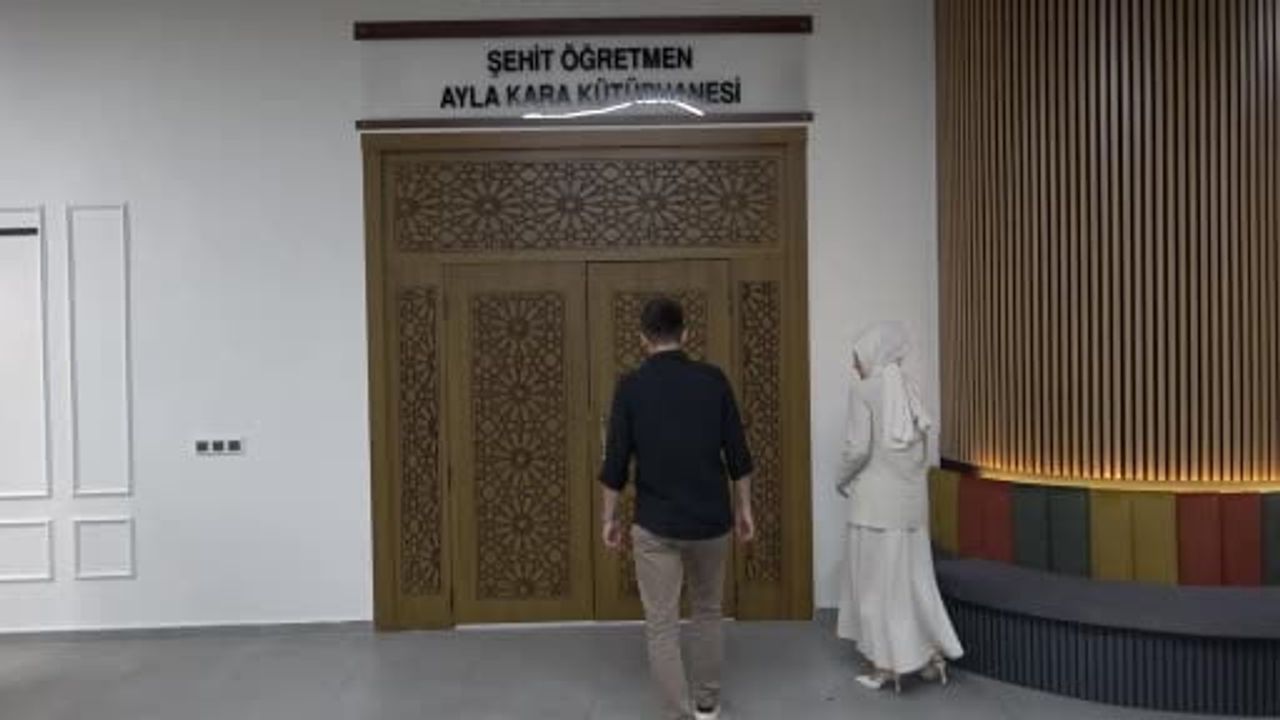 Okul saldırısında hayatını kaybedenlerin isimleri gençlik merkezinde eğitimle buluşuyor