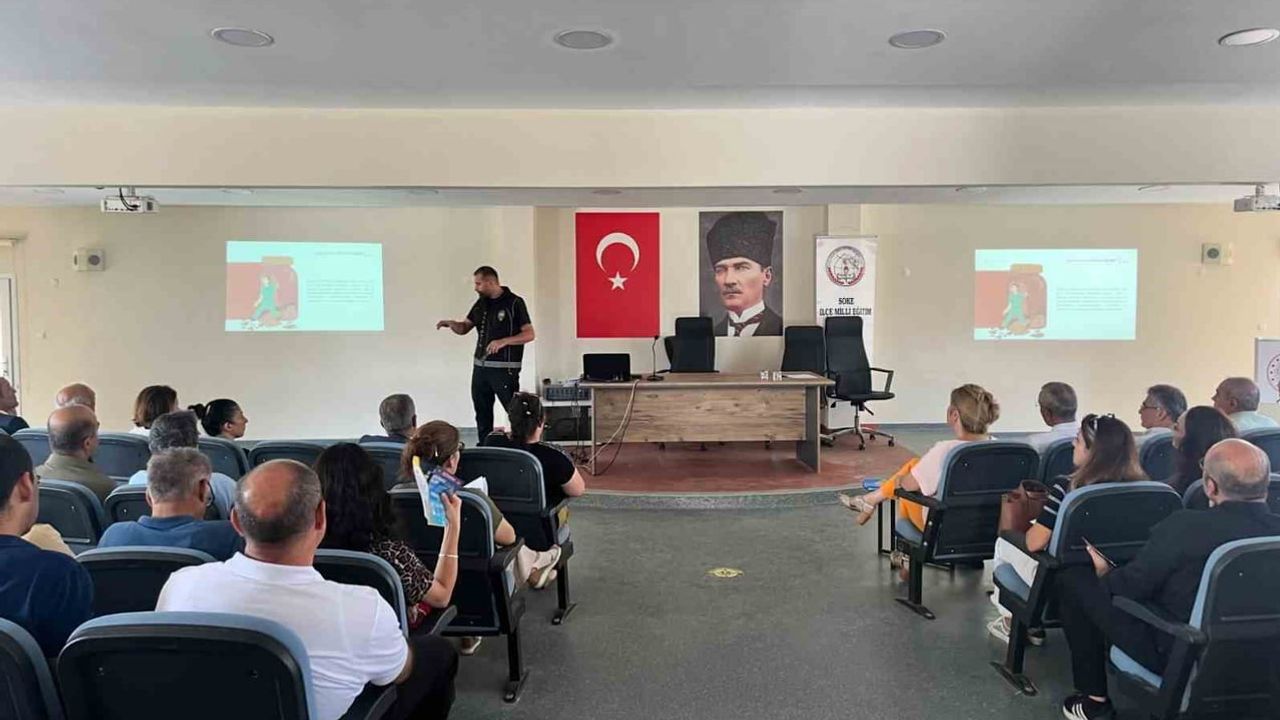 Okullarda risklere karşı bilinç: Söke yöneticilerine narkotik eğitimi