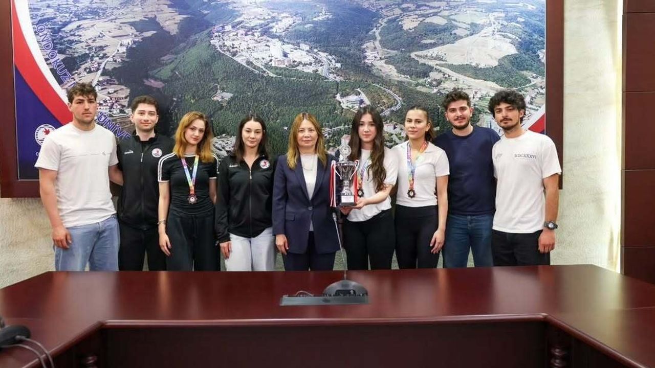 OMÜ üç yılda zirveye tırmandı: üniversite sporlarında 38 madalya