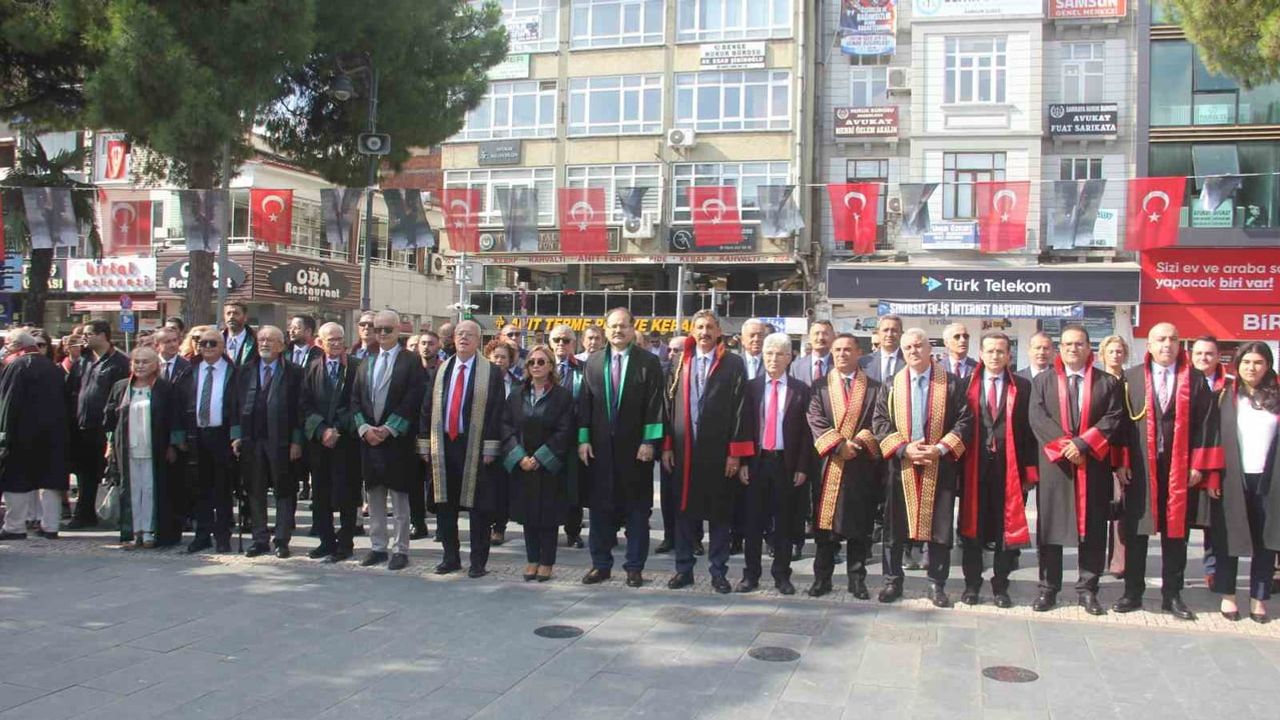 Onur anıtı'nda adli yıl buluşması: Samsun yargısı yeni döneme başladı