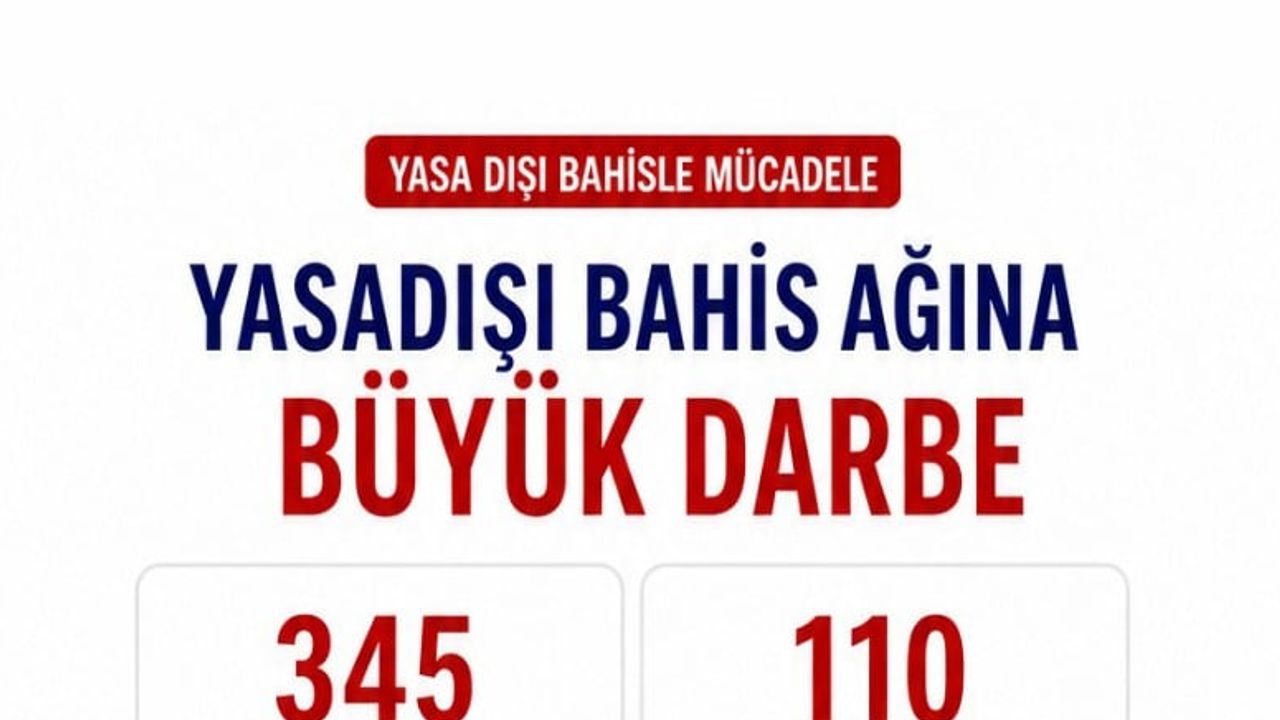 Operasyonla yasa dışı bahis ağı çökertildi: 98 bin siteye erişim engeli, bin 200 hesaba el kondu