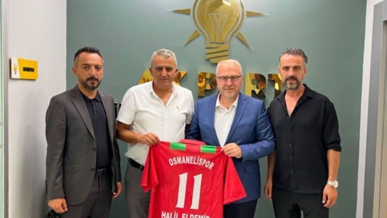 Osmanelispor yönetiminden milletvekili Eldemir’e teşekkür ziyareti