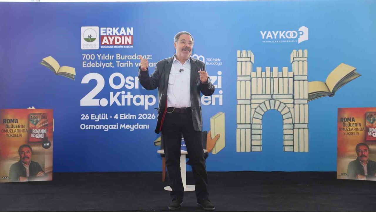 Osmangazi kitap günleri Ahmet Ümit'in söyleşisiyle yoğun ilgi gördü