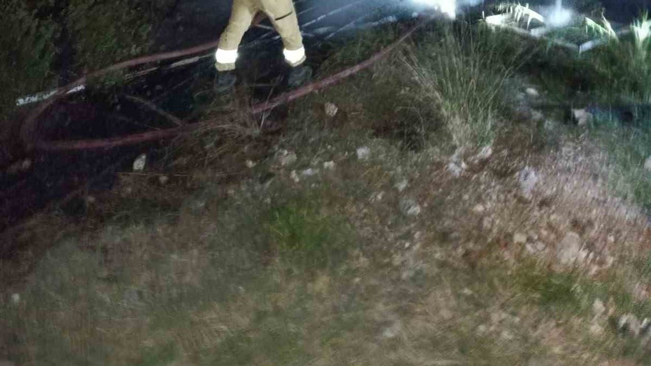 Osmaniye'de Kurtlar Mahallesi civarında çıkan orman yangını ekiplerin hızlı müdahalesiyle söndürüldü