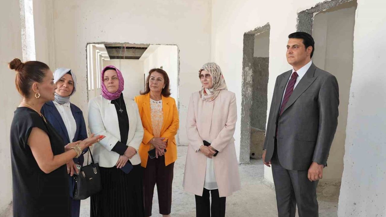 Otizmli çocuklara yeni bir yaşam alanı: Gaziantep'te okul inşaatı incelendi