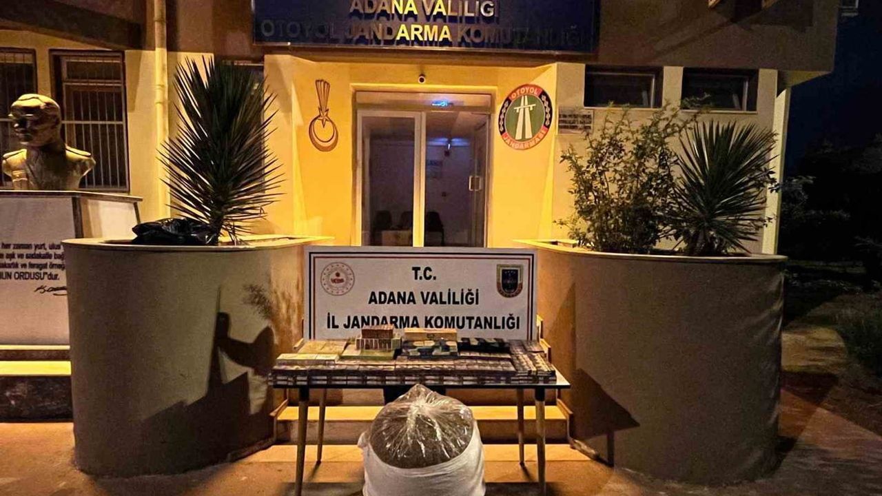 Otoyolda operasyon: araçlarda 100 kilogram kaçak tütün ve 630 paket sigara bulundu
