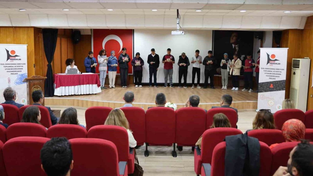 Özel bireylerin toplumsal uyumunu artıran proje sona erdi