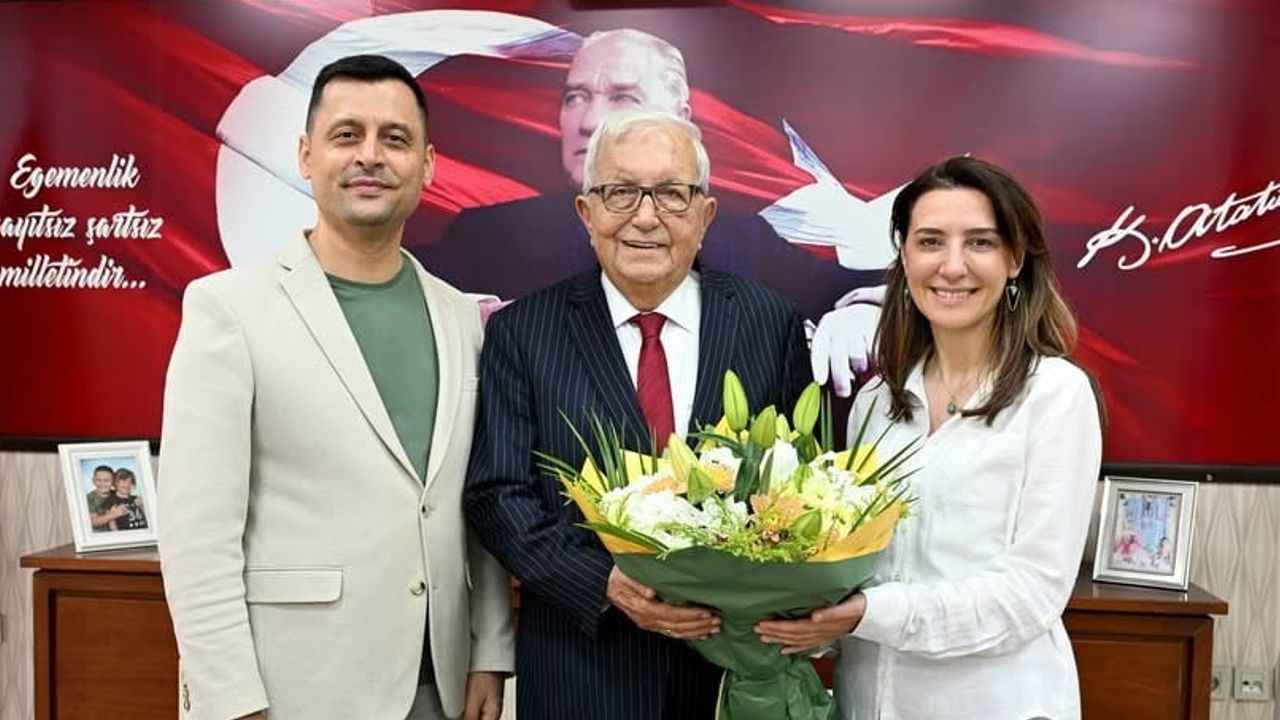 Özel hastane yöneticileri Posbıyık'ı ziyaret etti ve geçmiş olsun dileğinde bulundu