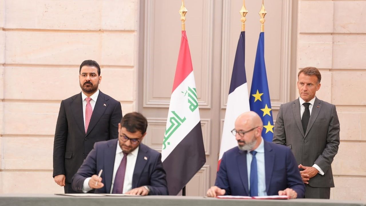 Paris'te yeni dönem işbirliği: Fransa ile Irak arasında 6 mutabakat zaptı