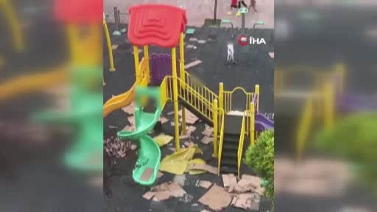 Parkta izlenen anlar belediyenin uyarısıyla kamuoyuna taşındı