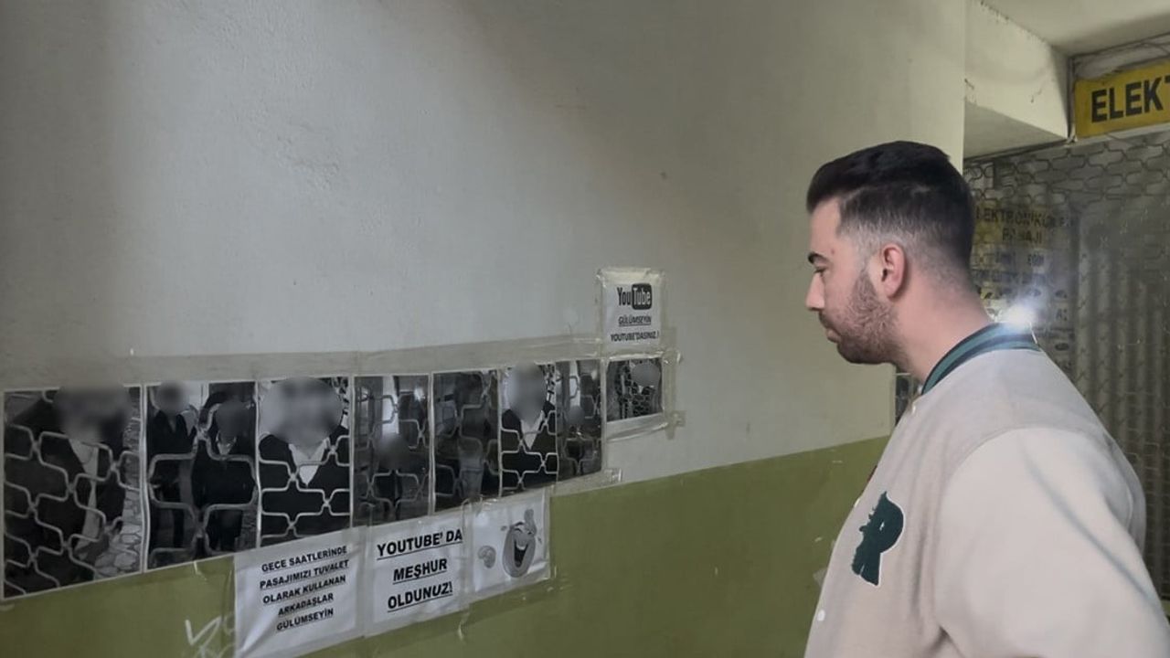 Pasaj sahibinin yöntemi: gece tuvaletini yapanları fotoğraflarla uyardı