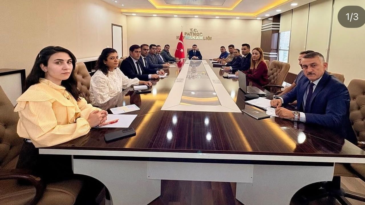 Patnos'ta okullarda güvenliği sağlamak için kurumlar arası planlama yapıldı
