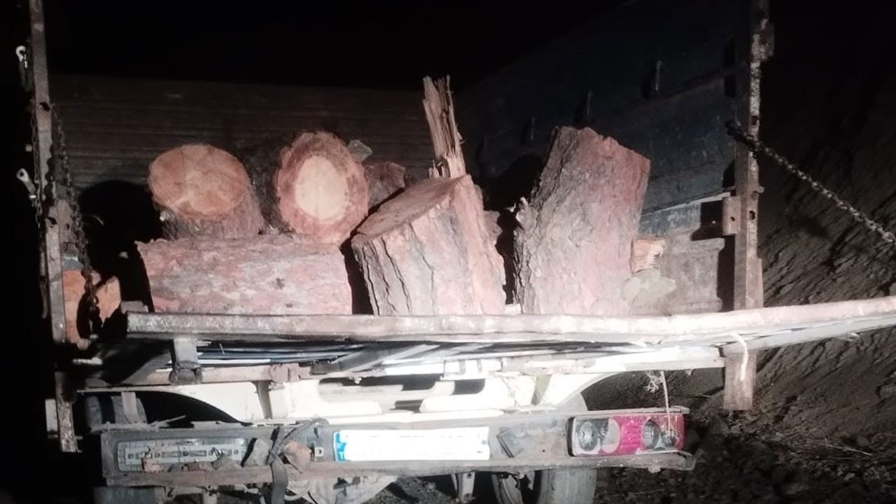 Pazarcık’ta orman denetimi kaçak emvalin peşini bırakmadı