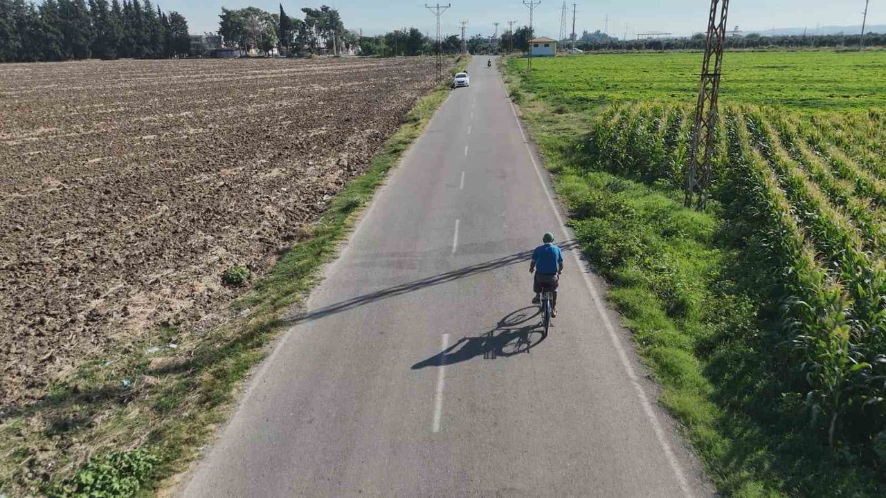 Pedal çeviren 85 yaşındaki adam günde 20 kilometre yapıyor