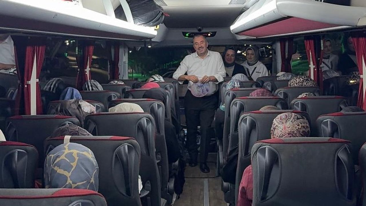 Pursaklar'da ev hanımlarına yönelik kültür gezilerinin final kafilesi uğurlandı