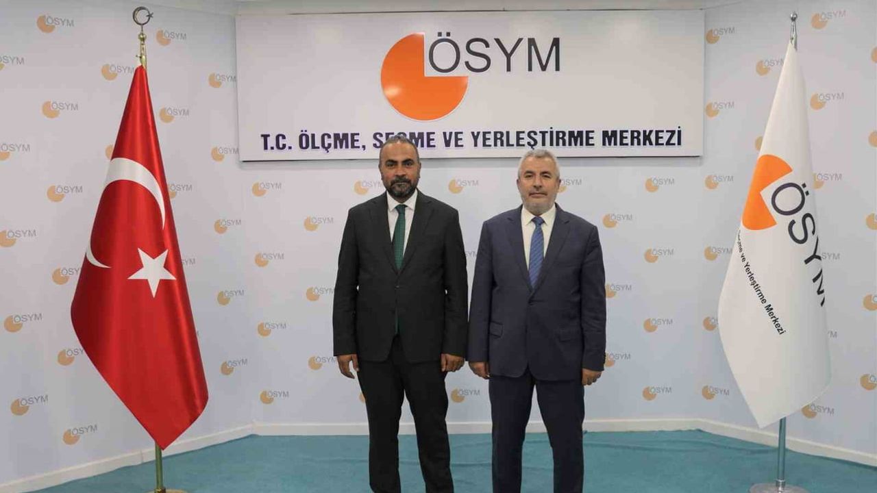 Rektör Akkaya'dan ÖSYM ziyareti: yükseköğretimde iş birliği vurgusu