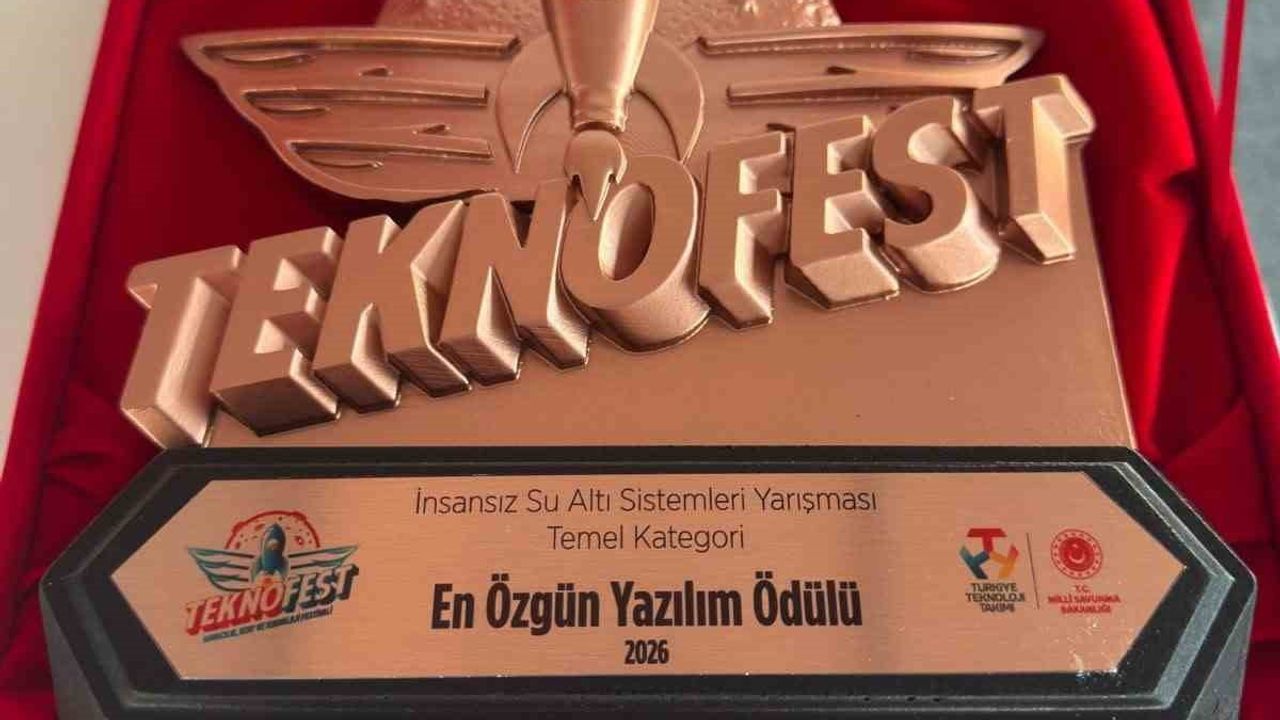 Şahinbey destekli Zağanos takımı Teknofest'te özgün yazılımla ödül aldı