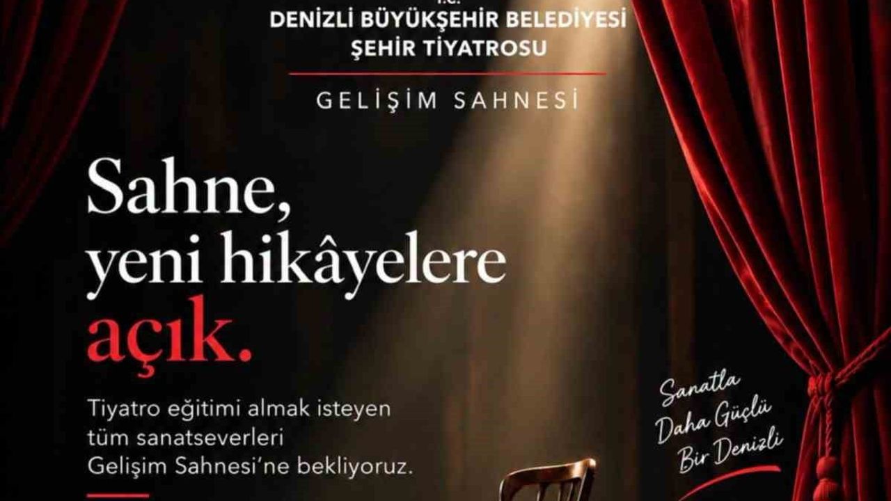 Sahne hayallerine ilk adım: Gelişim Sahnesi yeni kursiyerlerini arıyor