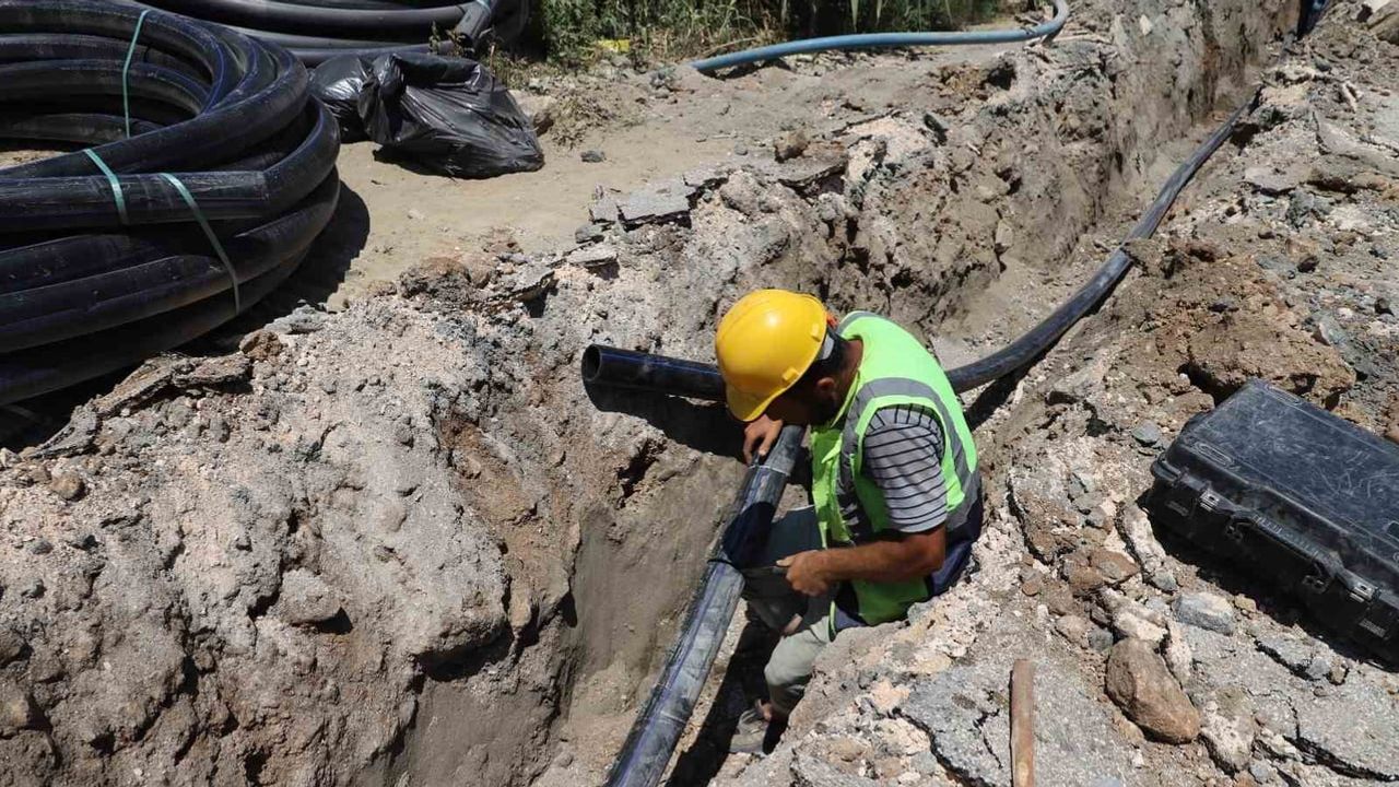 Samandağ tekebaşı içme suyu projesinde sona yaklaşılıyor