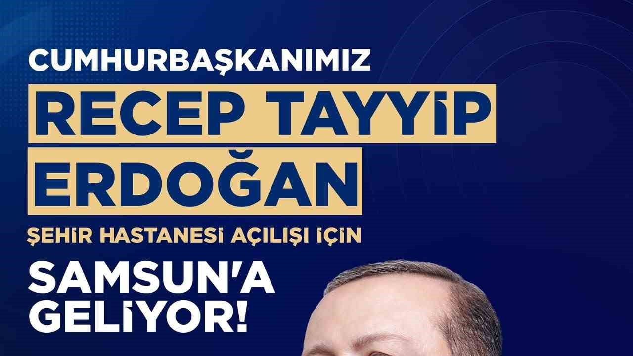 Samsun'da 13 eylül'de şehir hastanesi açılışına tek yürek çağrısı