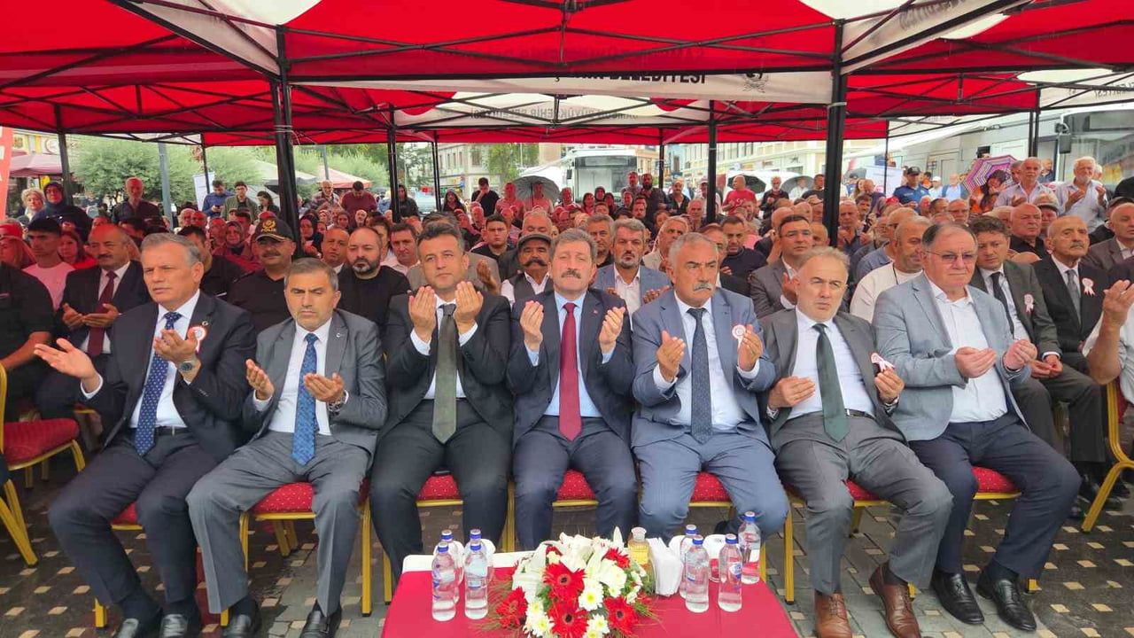 samsun’da yağmur altında ahilik haftası kutlandı