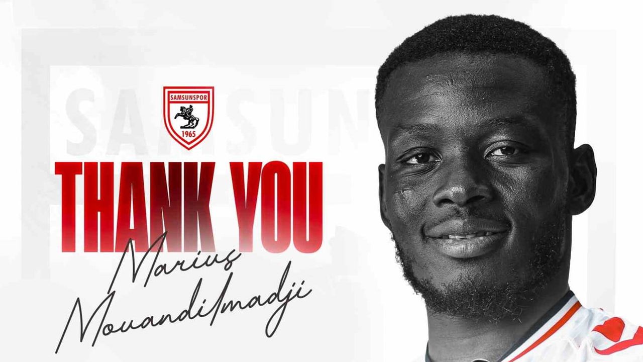 Samsunspor'da Marius Mouandilmadji'ye veda: Avrupa katkısıyla hatırlanacak