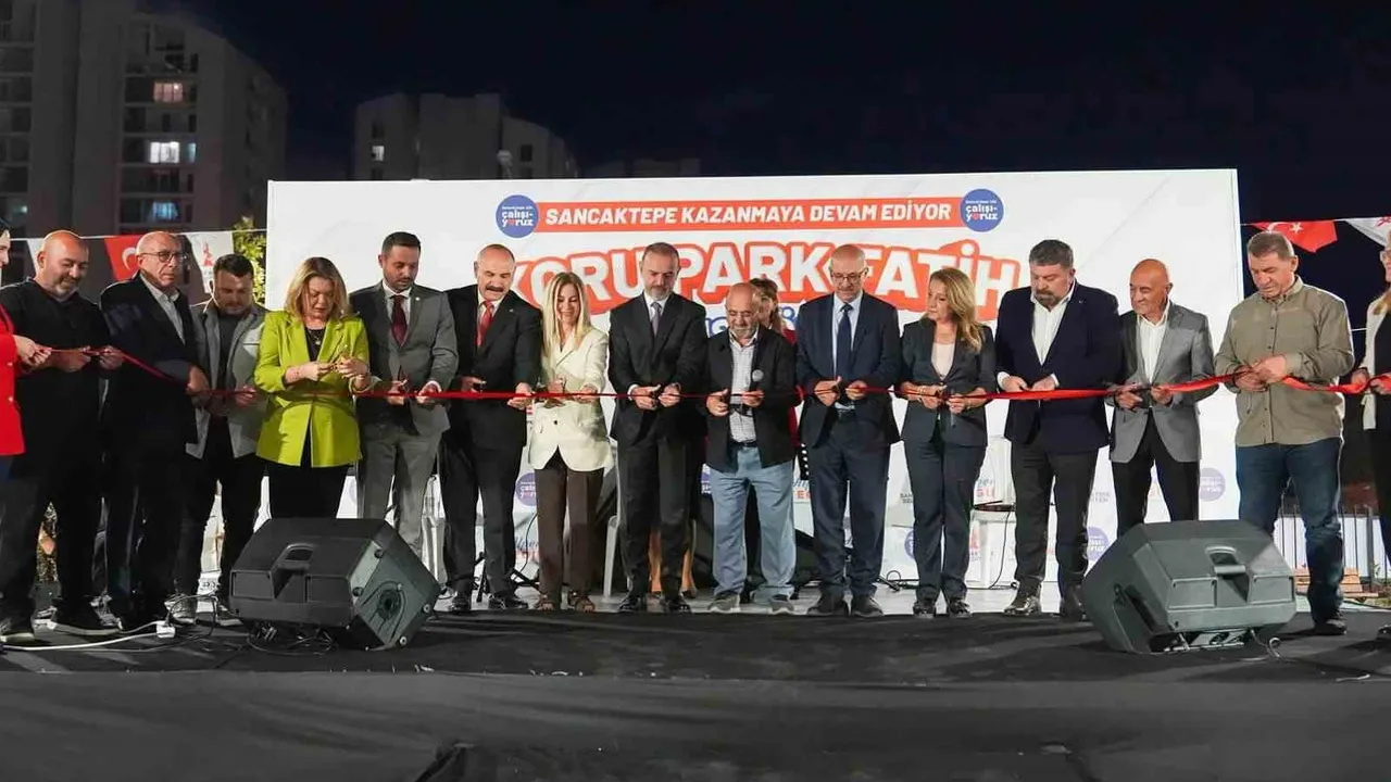 Sancaktepe'ye yeni nefes: yirmi bin metrekarelik Fatih Koru Parkı hizmete açıldı
