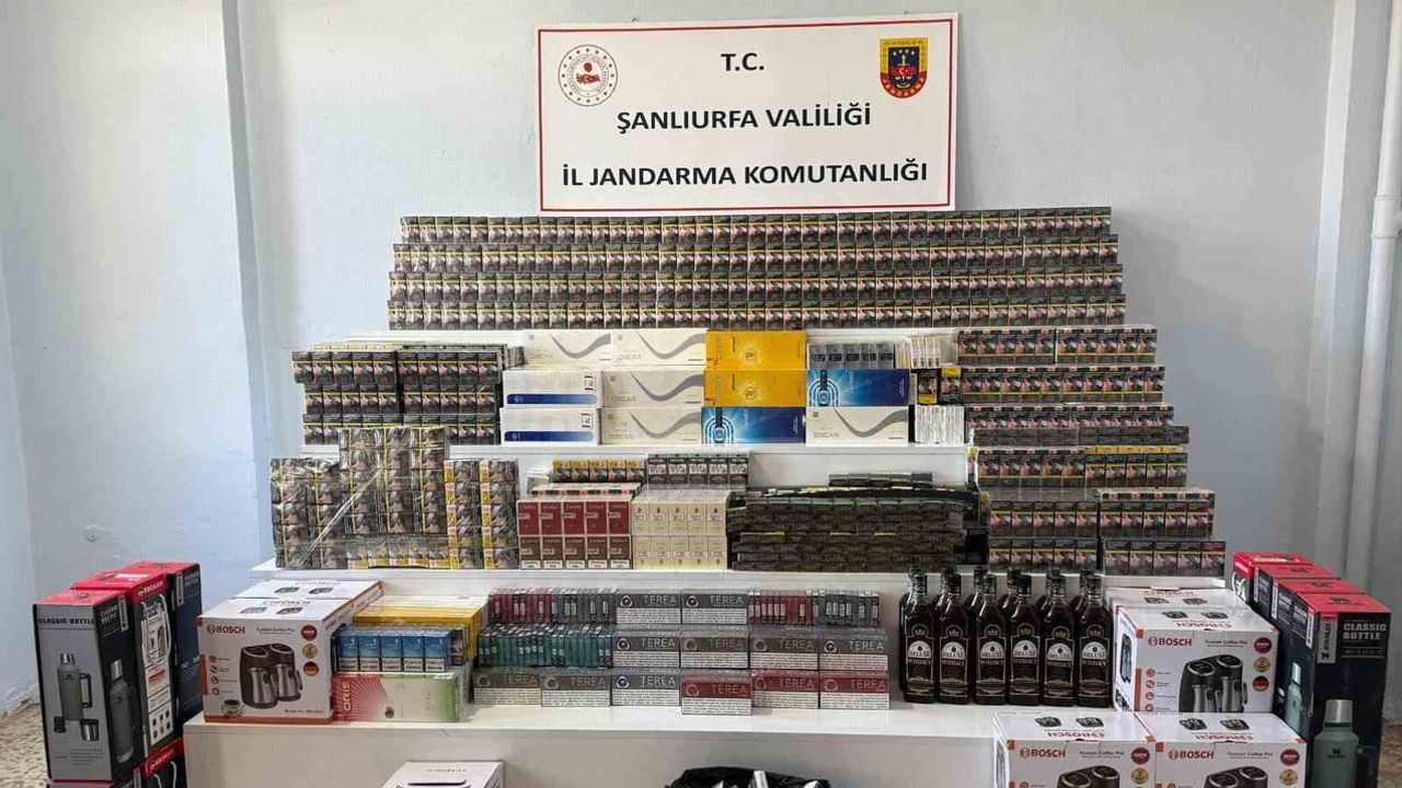 Şanlıurfa'da jandarma kaçakçılık operasyonunda 43 kişiye işlem