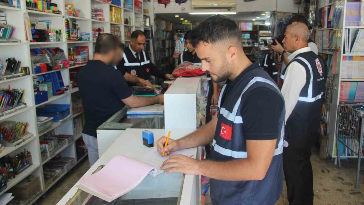 Şanlıurfa'da kırtasiyelere 175 bin lira ceza uygulandı: 44 işletme tespit edildi