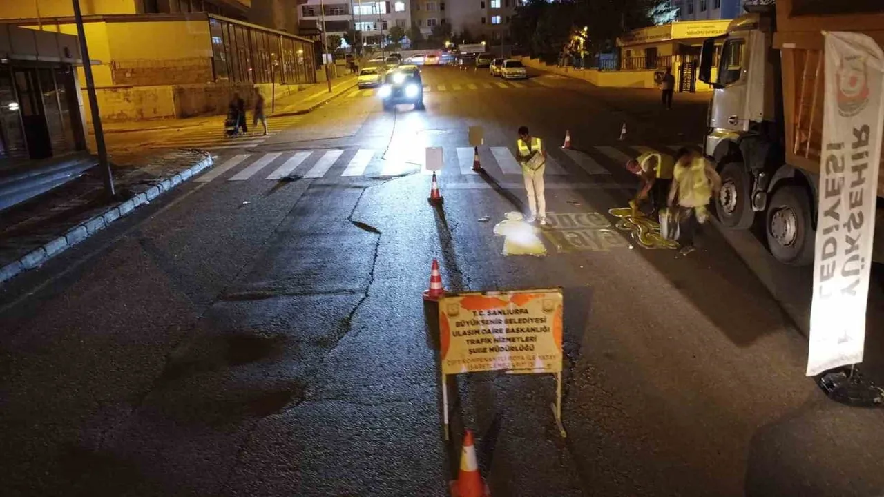 Şanlıurfa’da okul çevreleri için görünür ve dayanıklı trafik düzenlemesi