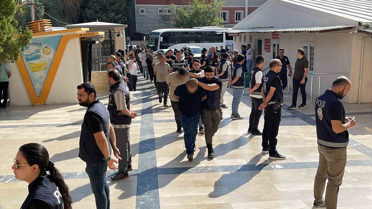 Şanlıurfa merkezli ağda 47 şüpheli adliyeye sevk edildi, hesap hareketi 3 milyar 915 milyon lira