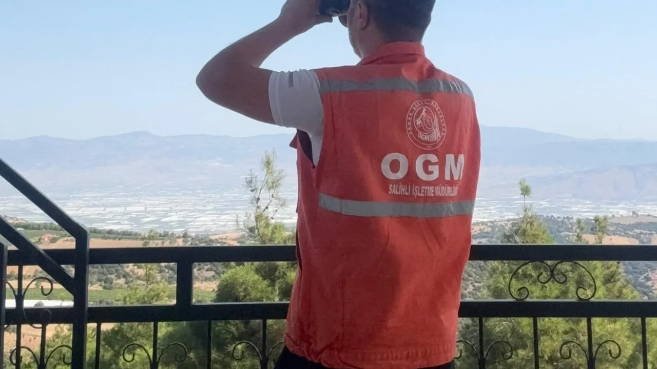Sarıgöl'ün duman gözcüleri: kuleler yaz boyunca 7/24 tetikte