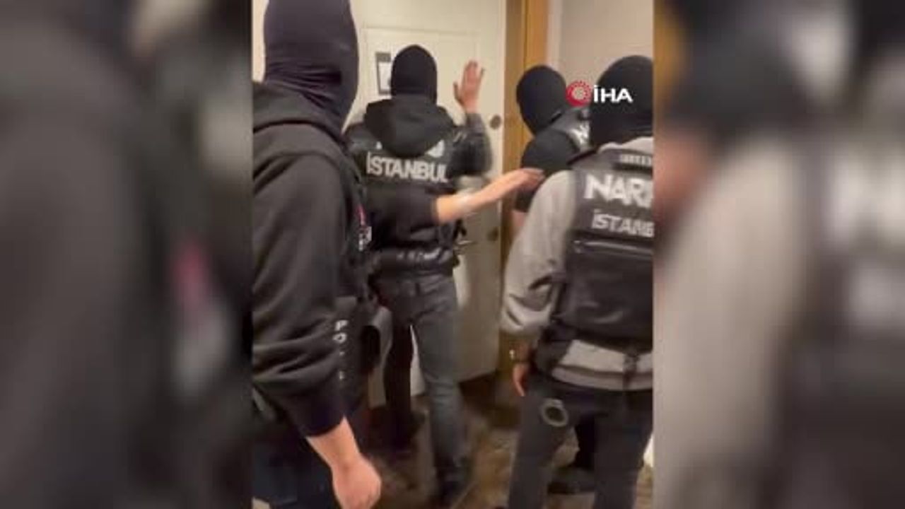 Sarıyer'de ele geçirilen kristal: 8 kilo 850 gramla bir şüpheli gözaltında