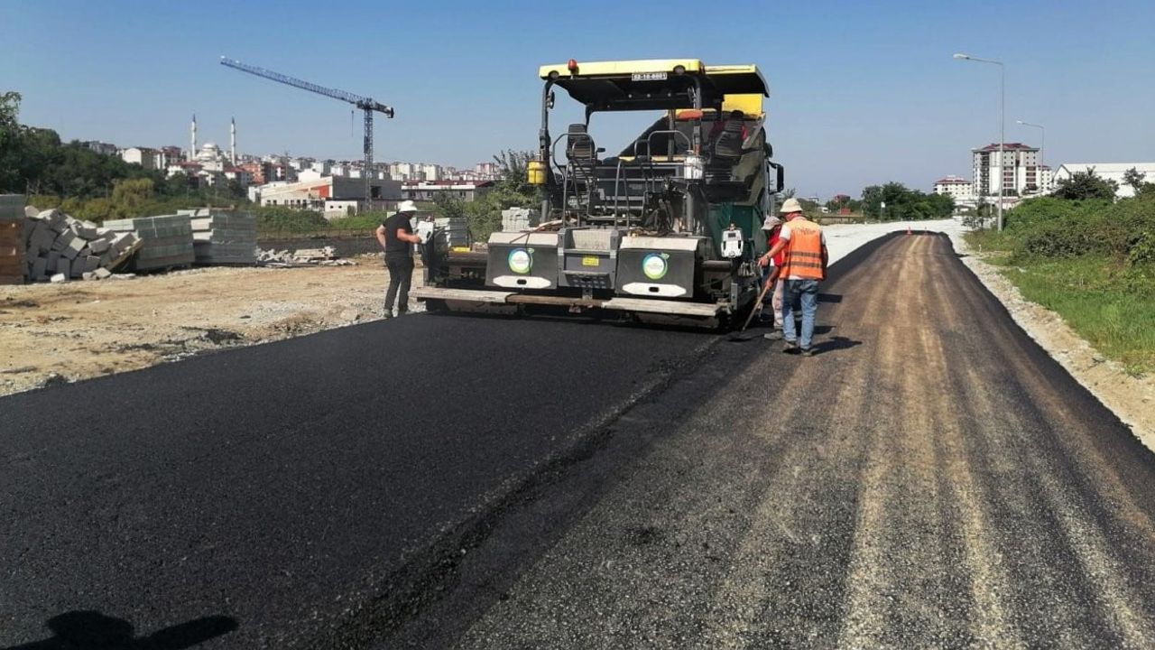 şehir merkezine alternatif güzergahlar sıcak asfaltla rahatladı