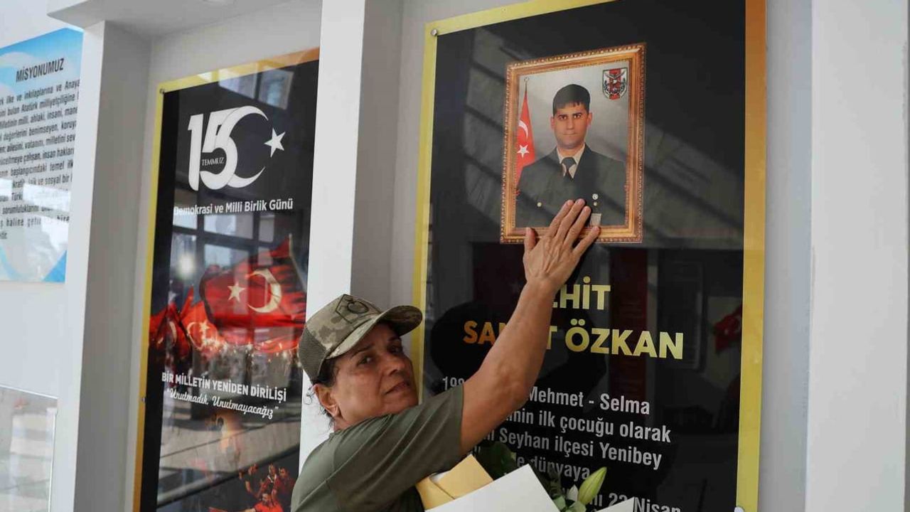 Şehit Samet Özkan'ın adını taşıyan okulda gurur ve hüzün