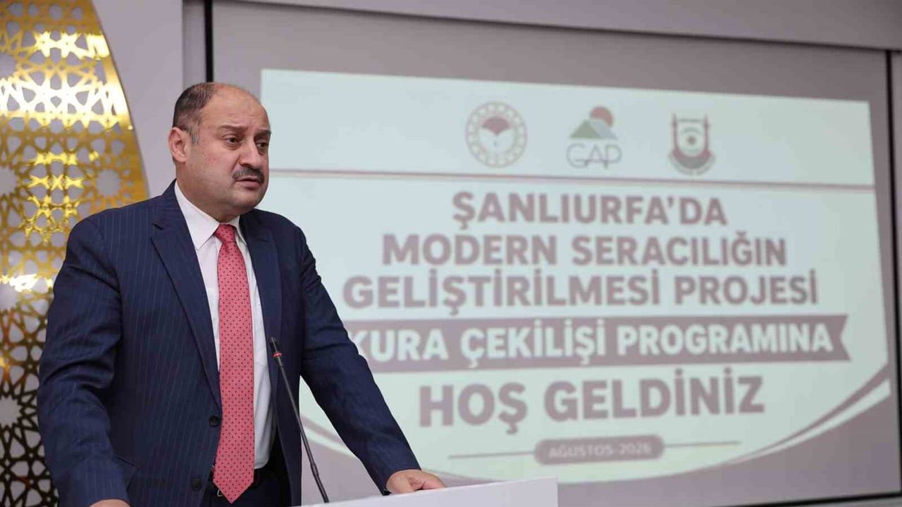 Serada gelecek: Şanlıurfa'da 40 üretici modern serayla üretime hazırlanıyor