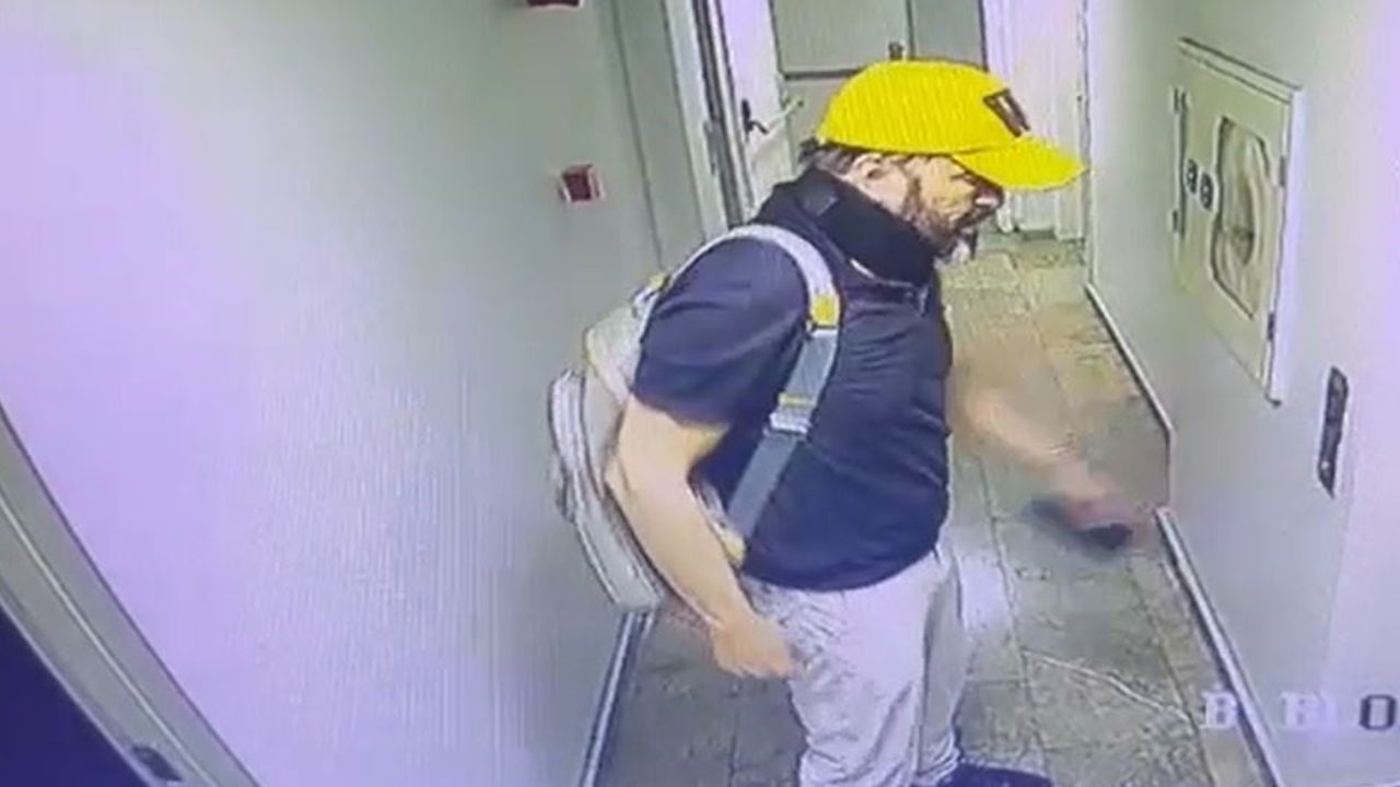 Serhat Kılıç'ın apartmana geliş anı güvenlik kamerasında