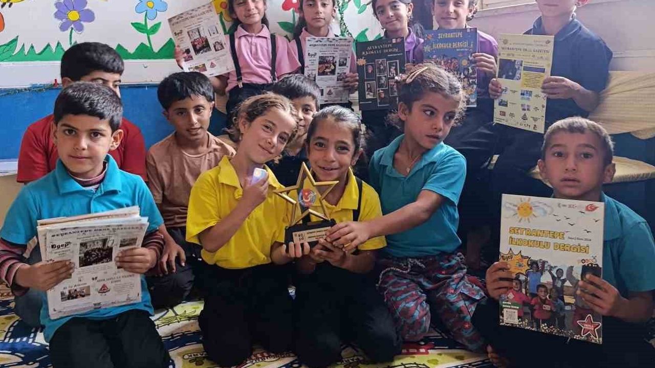 Seyrantepe'nin minik gazetecilerine özel onur