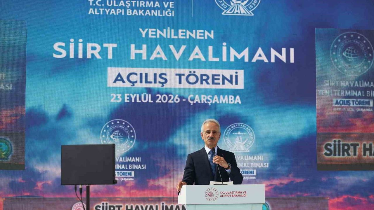Siirt havalimanı yenilenerek kapasite ve güvenlik altyapısı güçlendirildi