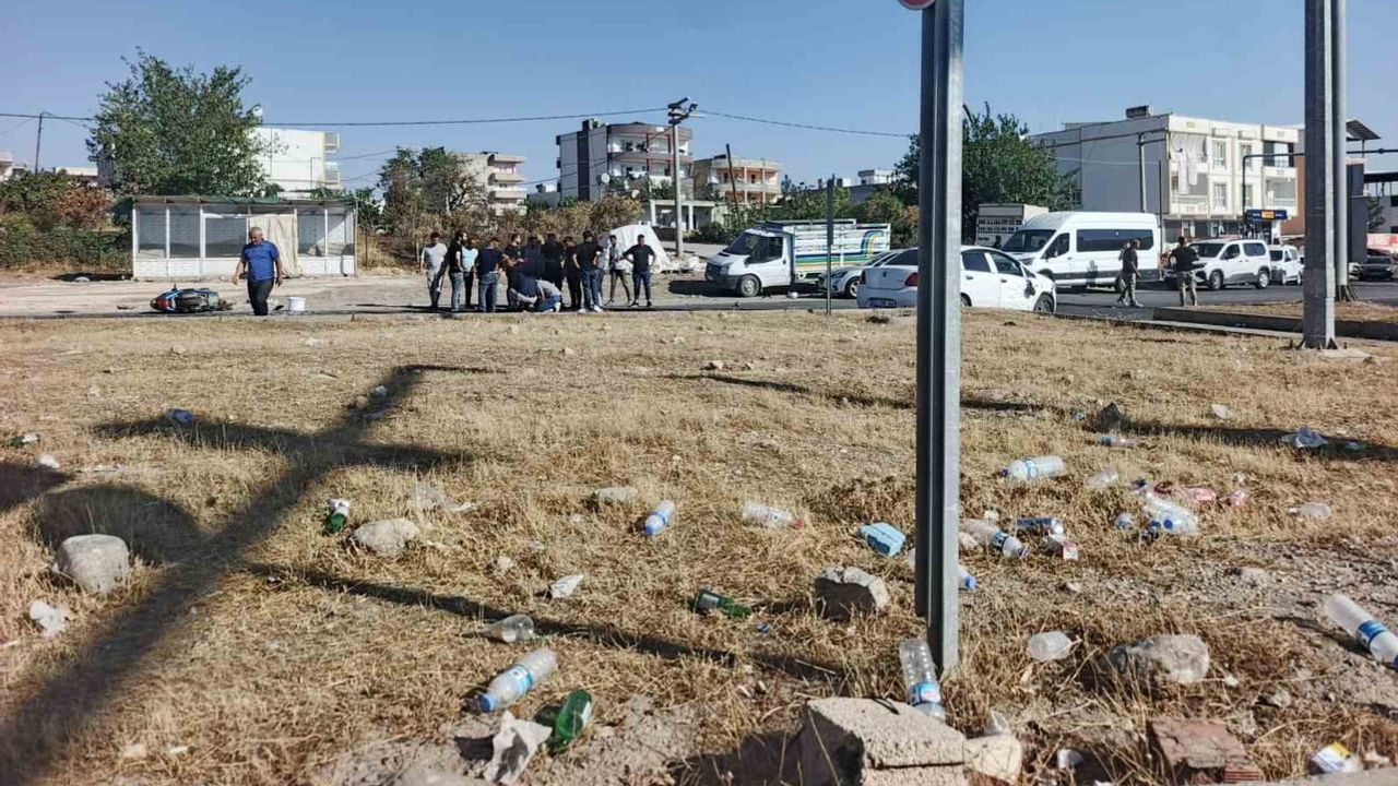 Siirt'te kavşağa yakın çarpışma: 27 yaşındaki motosiklet sürücüsü ağır yaralandı