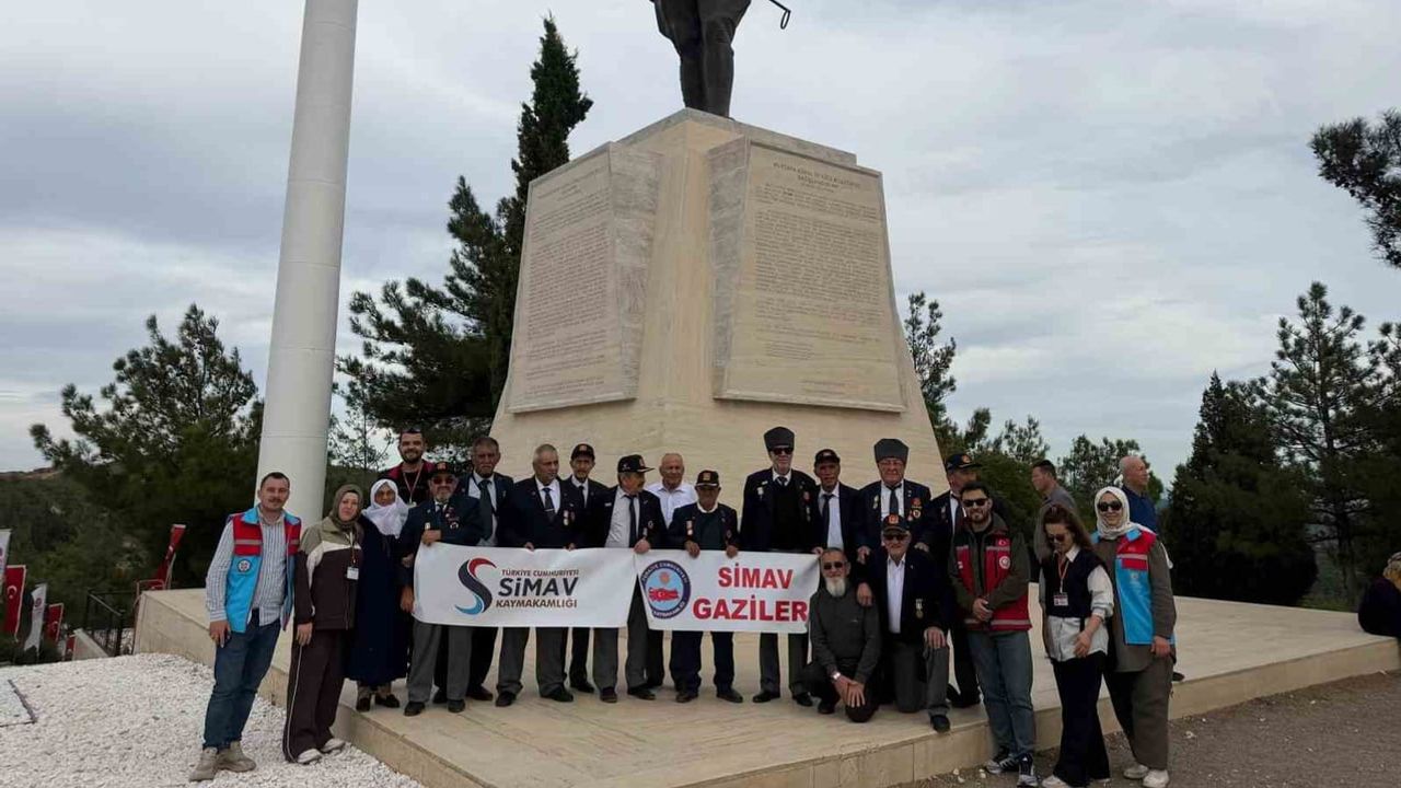 Simavlı gaziler Çanakkale’de