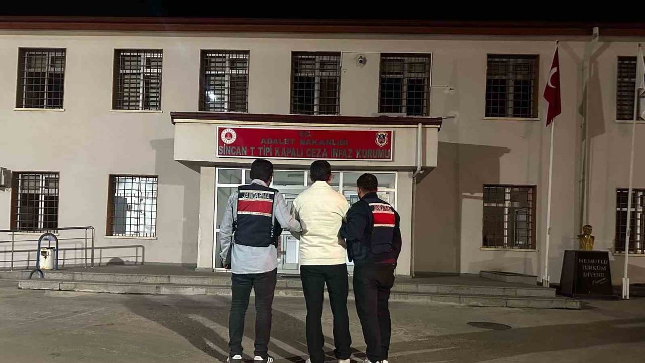 Sincan'da 6 yıl 3 ay hapis cezası bulunan FETÖ şüphelisi jandarma tarafından yakalandı