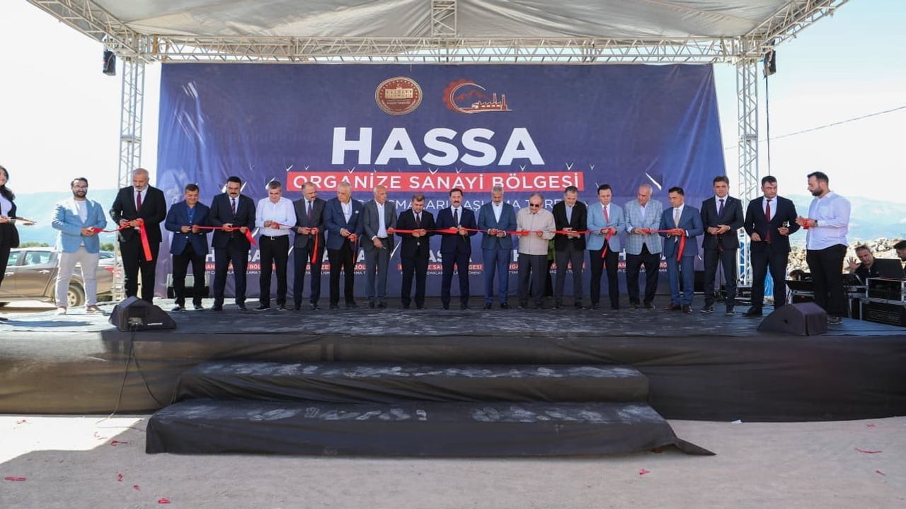 Sınırın sıfırındaki Hassa'ya dev sanayi yatırımı: altyapı çalışmaları başladı