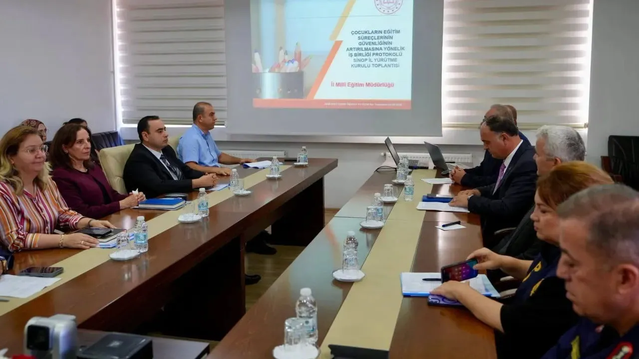 Sinop’ta okullar için çok katmanlı eğitim güvenliği planı hazırlandı